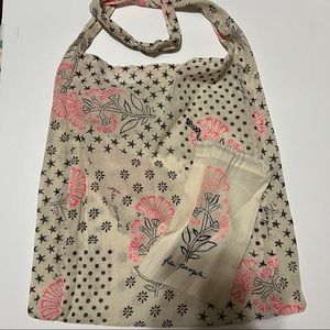 free People canvas shoulder bag with pouch